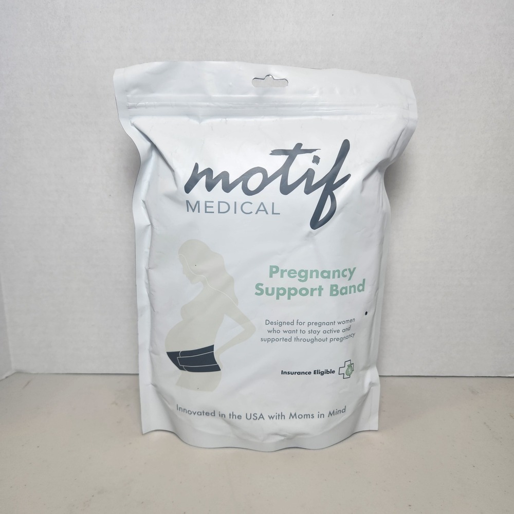 Motif Medical Pregnancy Support Band‎ White Large Insurance Eligible Maternity
